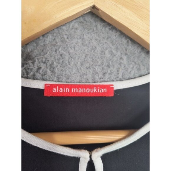 Alain Manoukian French Design Open Cardigan Long Sleeve Floral Embroidered Small - Picture 7 of 8